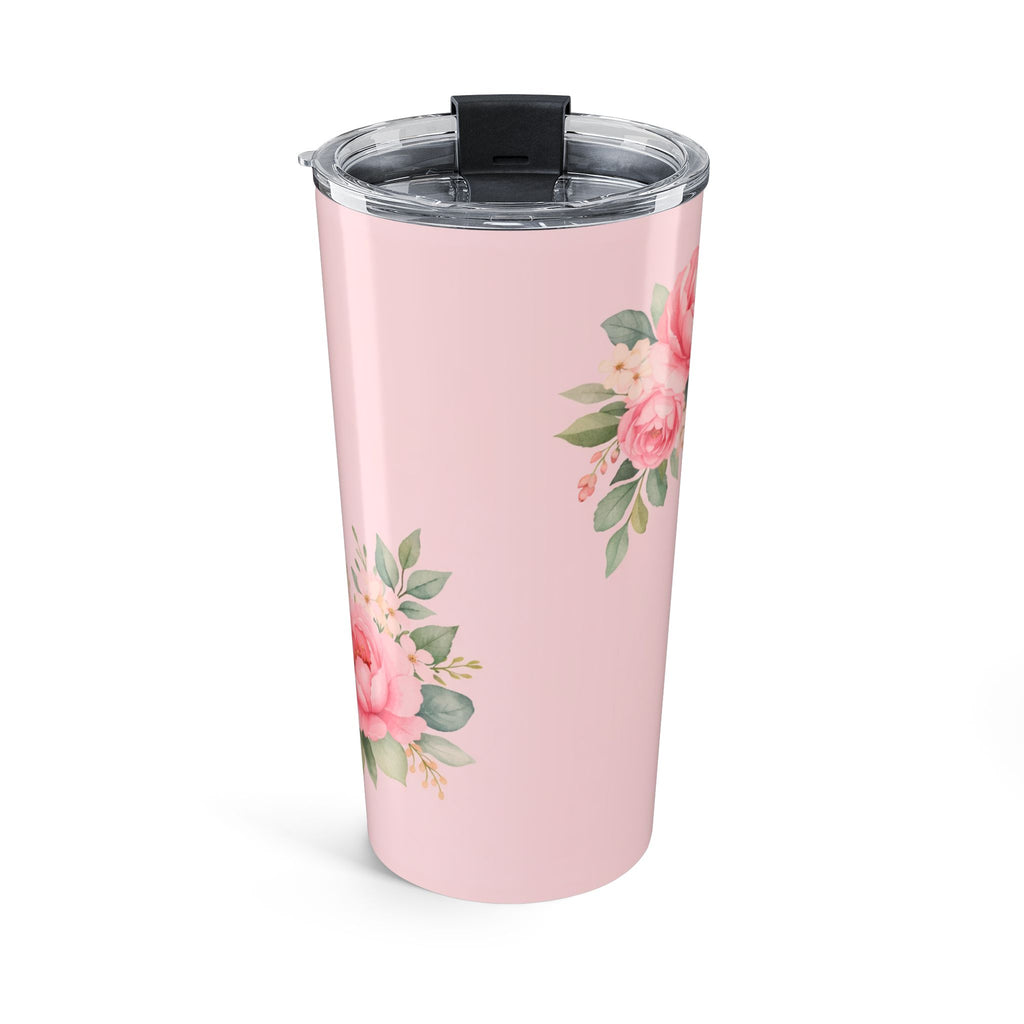 Best Mom Ever 20oz Tumbler | Floral Pink Insulated Coffee Cup | Mother’s Day Gift | Stainless Steel Travel Mug | Peony Tumbler