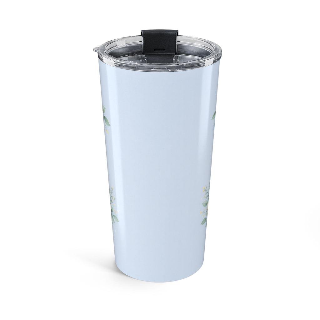 Boy Mom Floral Tumbler 20oz  | Blue Mom Cup | Insulated Stainless Steel | Mother’s Day Gift for Moms | Coffee Travel Mug