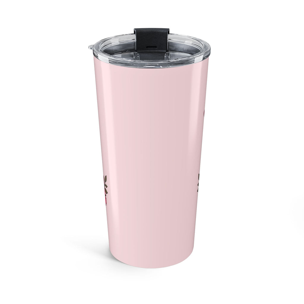 Girl Mom Tumbler 20oz | Cute Pink Leopard Print Coffee Cup for Moms | Trendy Gift for Mom | Insulated Travel Mug