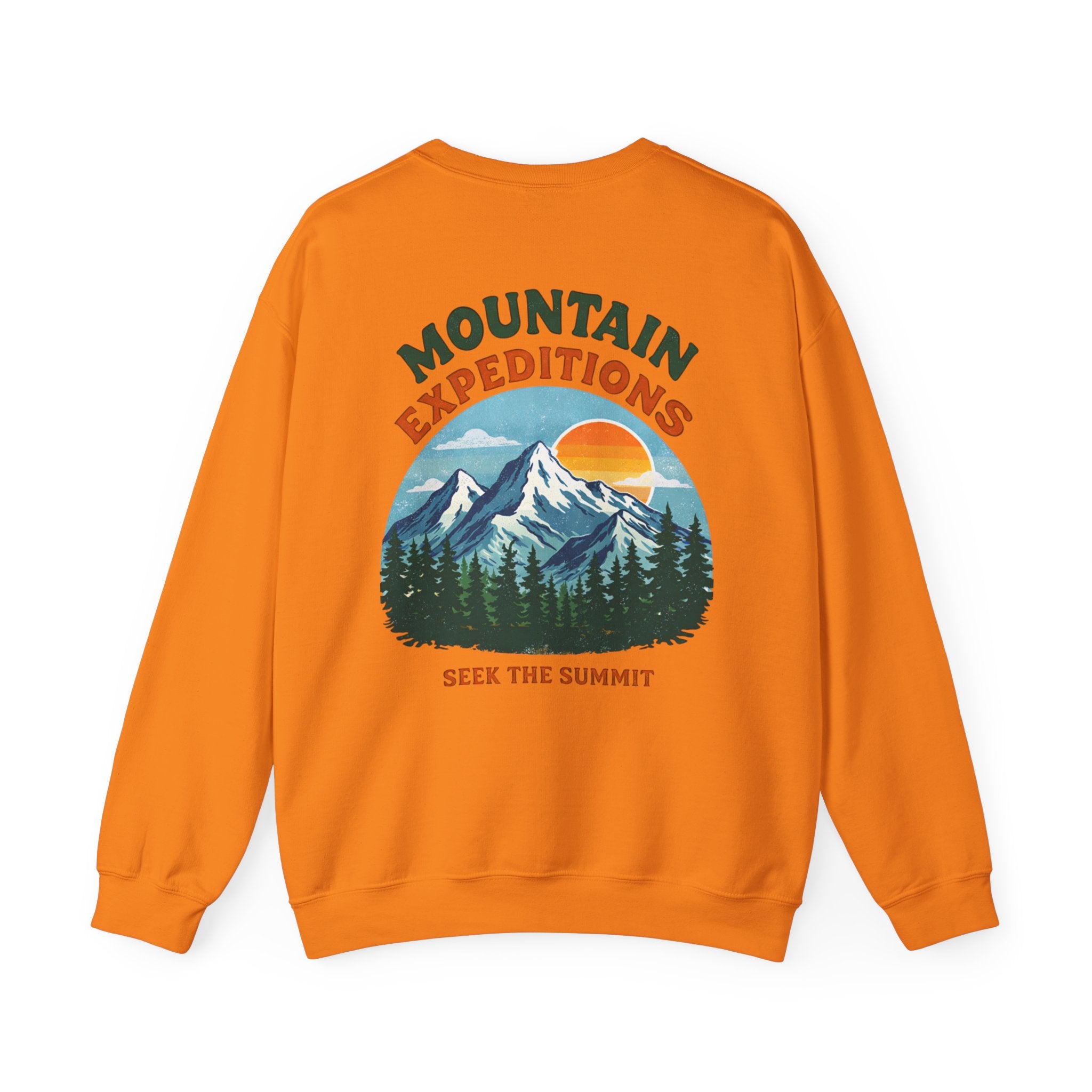 Mountain Expeditions Graphic Sweatshirt | Vintage Outdoor Crewneck | Nature Adventure Pullover | Cozy Unisex Hiking Sweatshirt