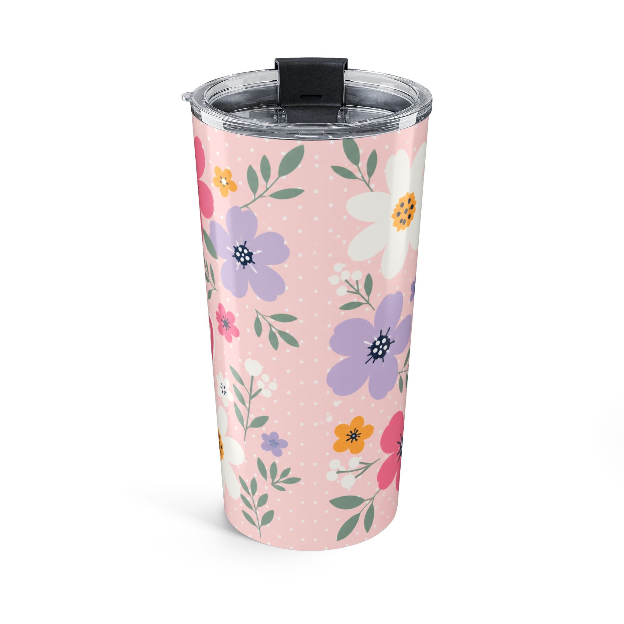 Best Mom Ever Floral Tumbler 20oz | Cute Gift for Mom | Insulated Stainless Steel Travel Cup | Mother’s Day Gift Idea