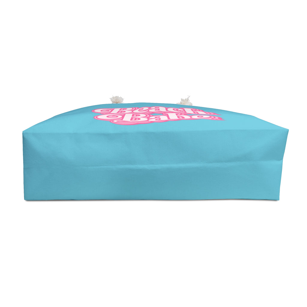Beach Babe Weekender Bag | Cute Pink Retro Beach Tote | Large Coastal Travel Bag | Summer Vacation Tote | Pool & Beach Essentials Bag