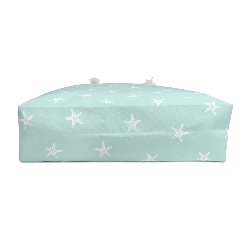 Coastal Starfish Weekender Bag | Large Beach Tote Bag | Aesthetic Coastal Travel Bag | Summer Vacation Overnight Bag | Beach Tote Travel Bag