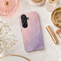 Pink & Lavender Marble Phone Case | Elegant Pastel Tough Protective iPhone & Samsung Galaxy Case | Luxury Aesthetic Gift for Her
