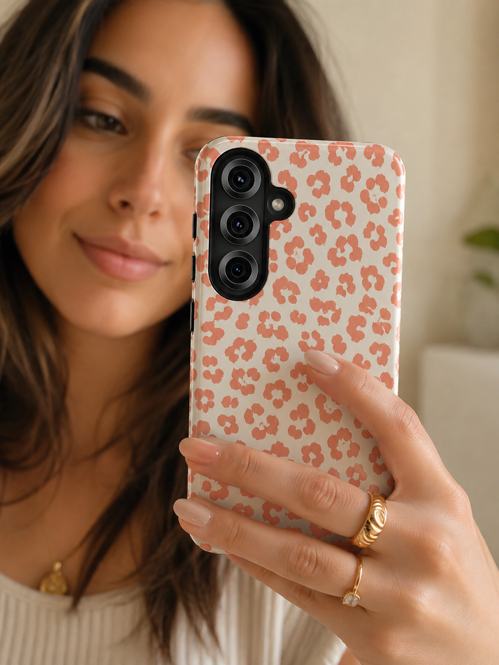 aesthetic Leopard Phone Case | Chic Animal Print iPhone & Samsung Case | Trendy Protective Cover | Animal Print Protective Cover