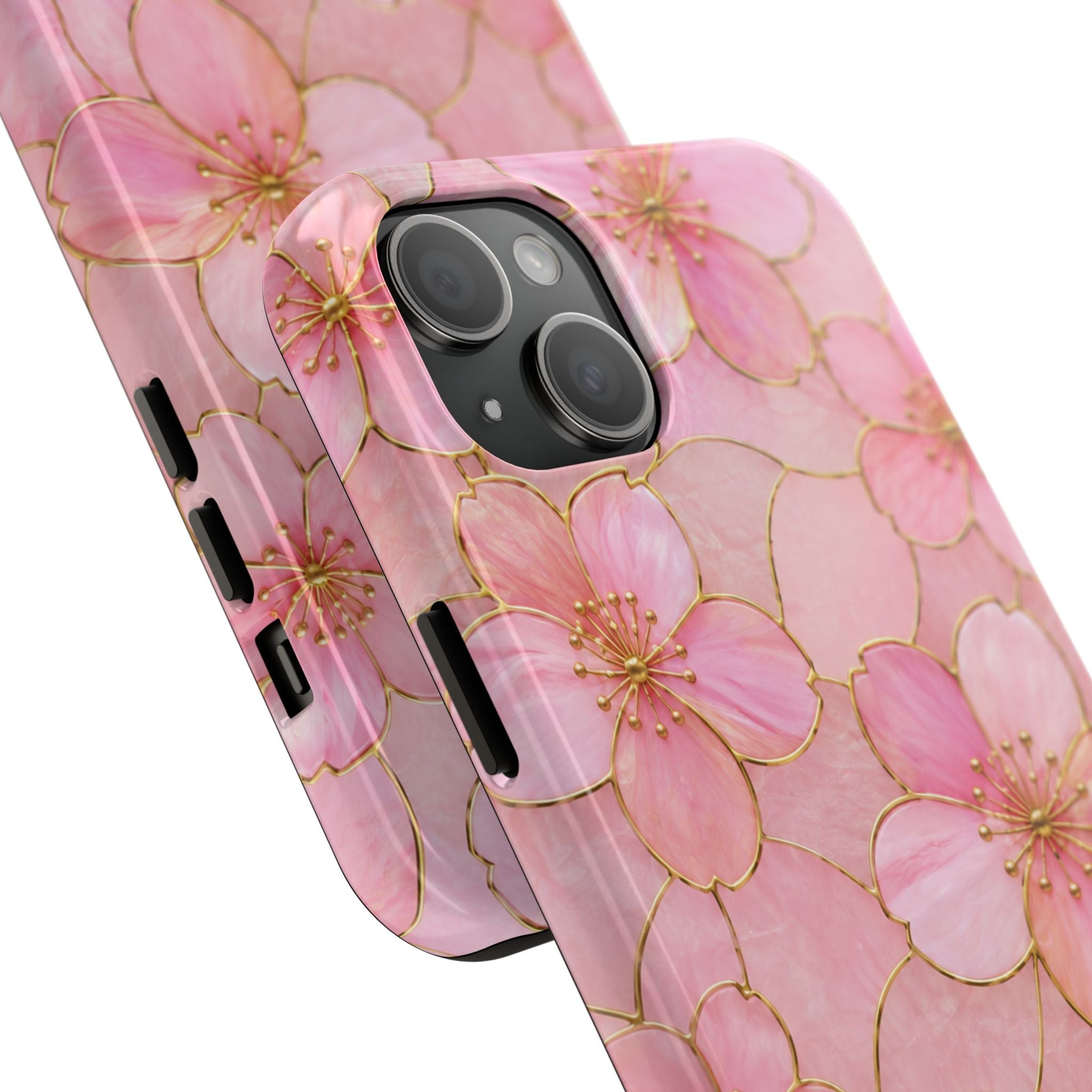 Pink Cherry Blossom Phone Case | Elegant Sakura Floral Tough iPhone & Samsung Galaxy Case | Feminine Protective Cover | Floral iPhone Cover