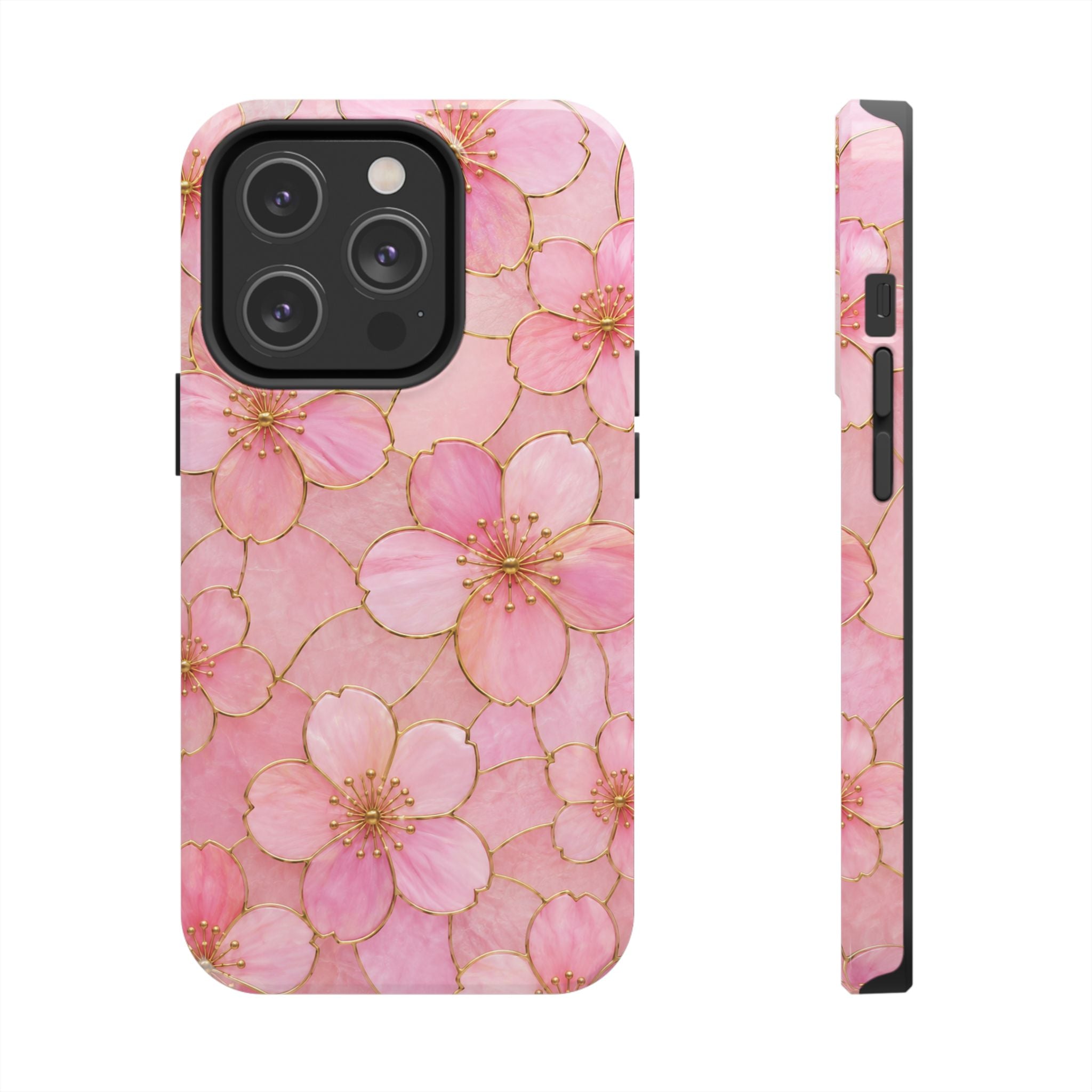 Pink Cherry Blossom Phone Case | Elegant Sakura Floral Tough iPhone & Samsung Galaxy Case | Feminine Protective Cover | Floral iPhone Cover