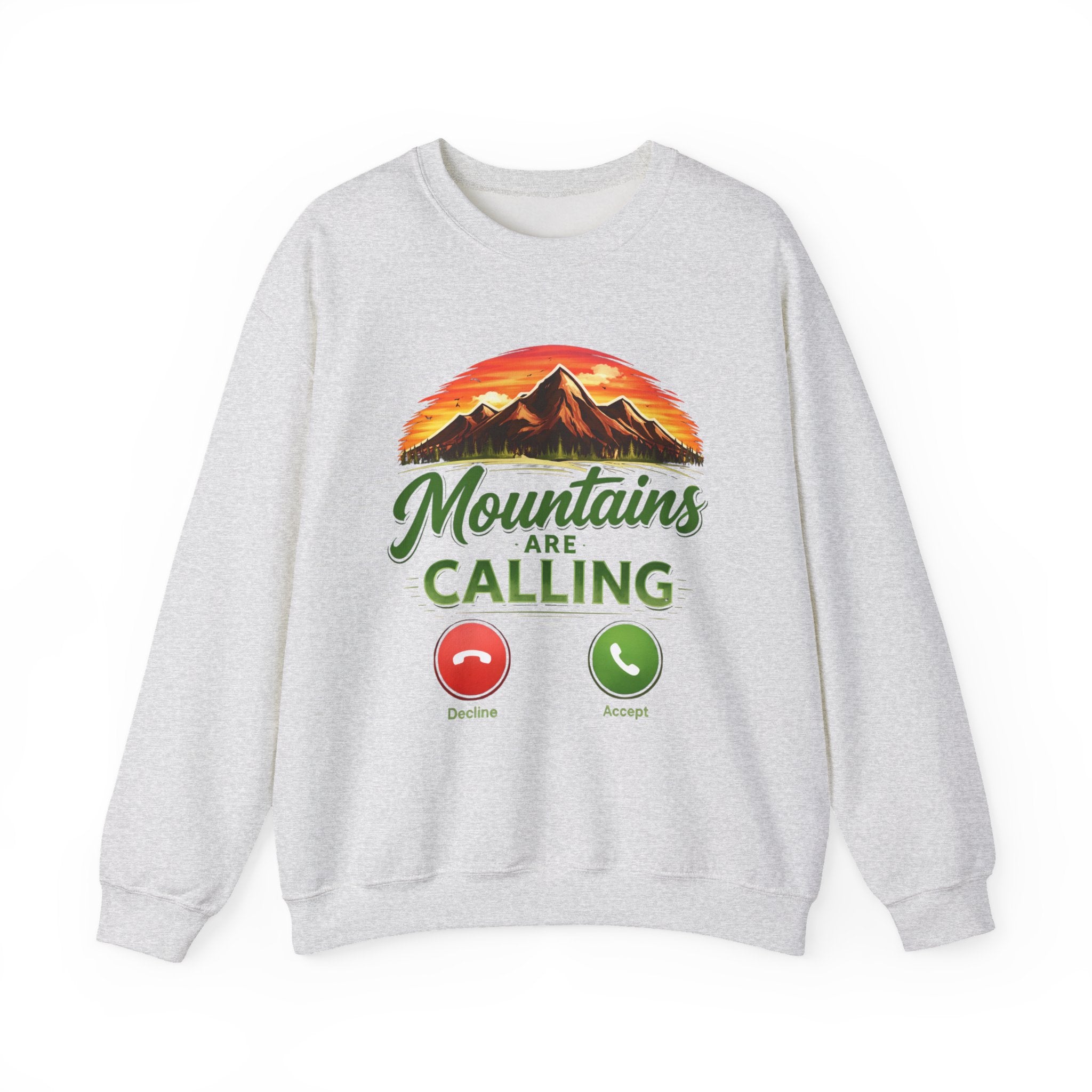 Mountains Are Calling Sweatshirt | Aesthetic Hiking Crewneck | Outdoor Adventure Pullover | Cozy Nature Lover Gift | Unisex Sweatshirt
