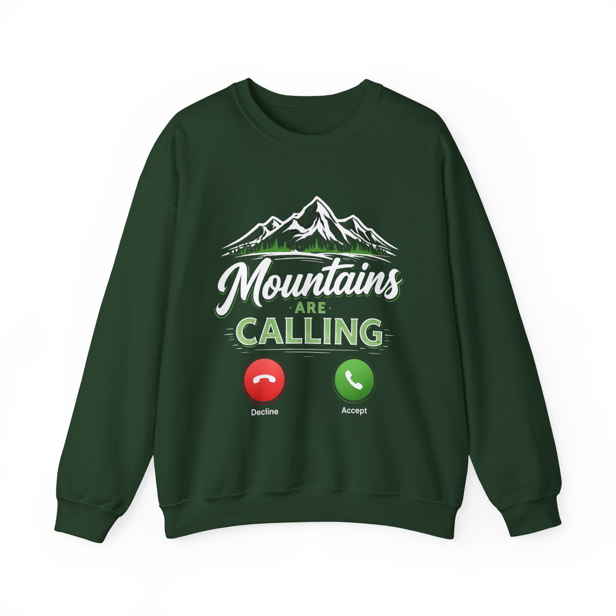 Mountains Are Calling Sweatshirt | Aesthetic Hiking Crewneck | Outdoor Adventure Pullover | Cozy Nature Lover Gift | Unisex Sweatshirt