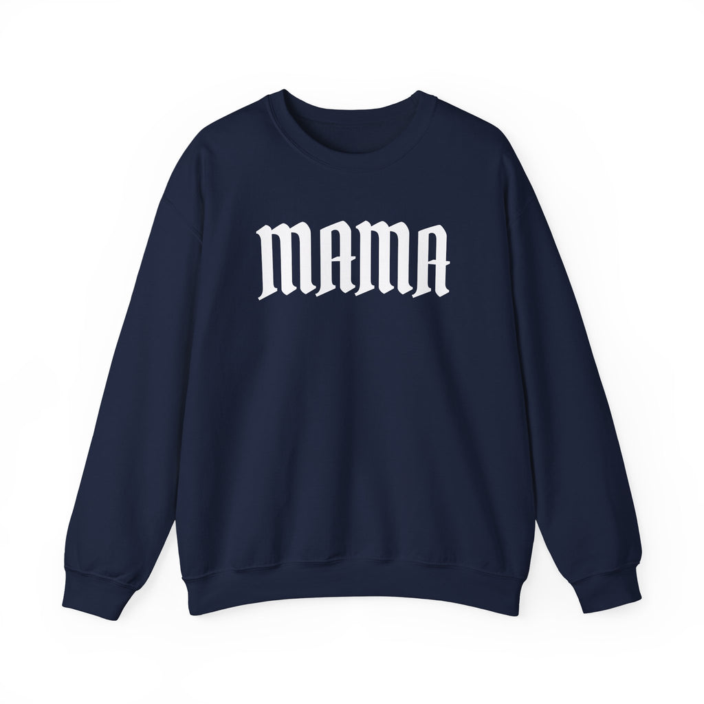 Mama Sweatshirt | Cozy Mom Crewneck Pullover | Trendy Gift for Moms | Soft Fleece Casual Sweatshirt | Mama Crewneck Sweatshirt