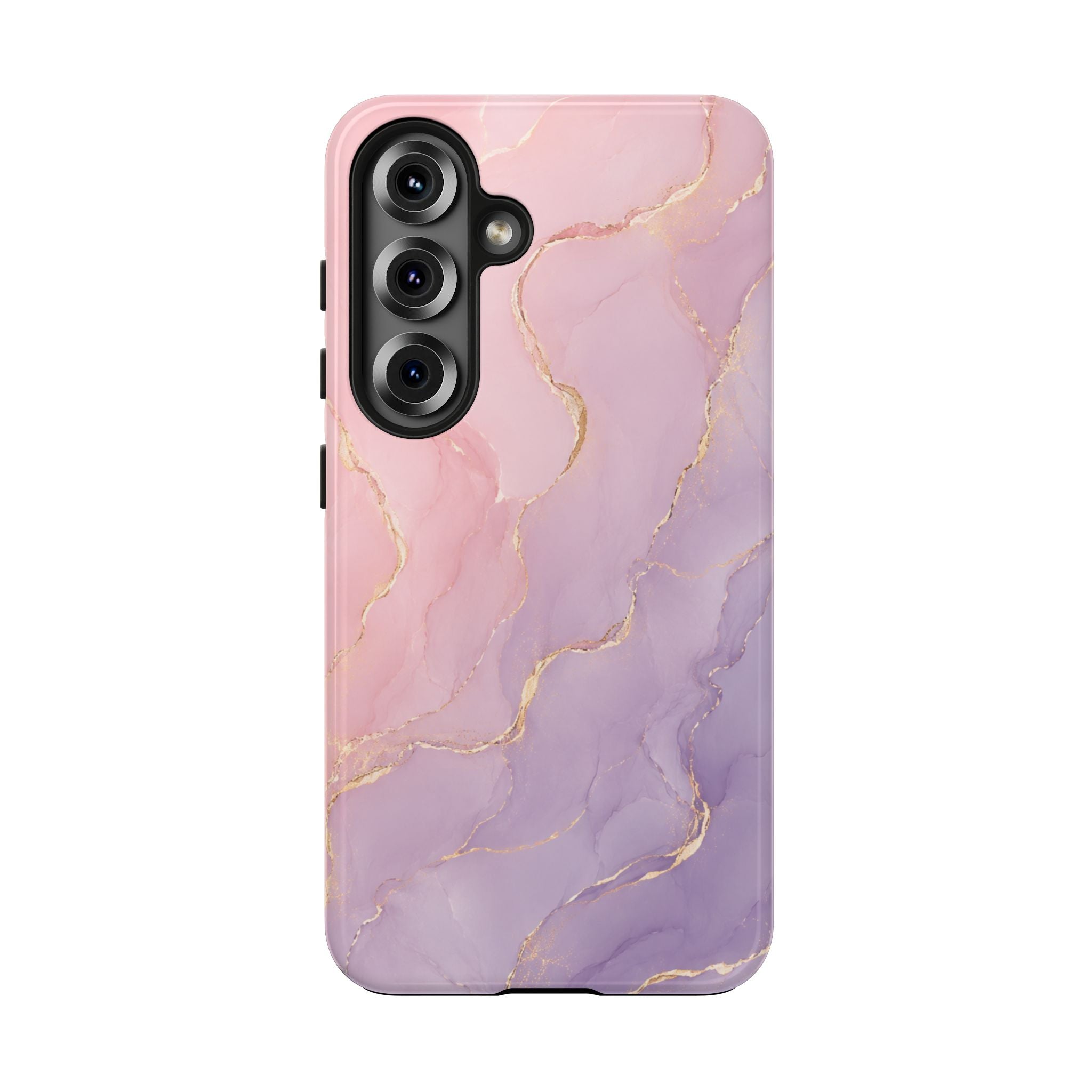 Pink & Lavender Marble Phone Case | Elegant Pastel Tough Protective iPhone & Samsung Galaxy Case | Luxury Aesthetic Gift for Her