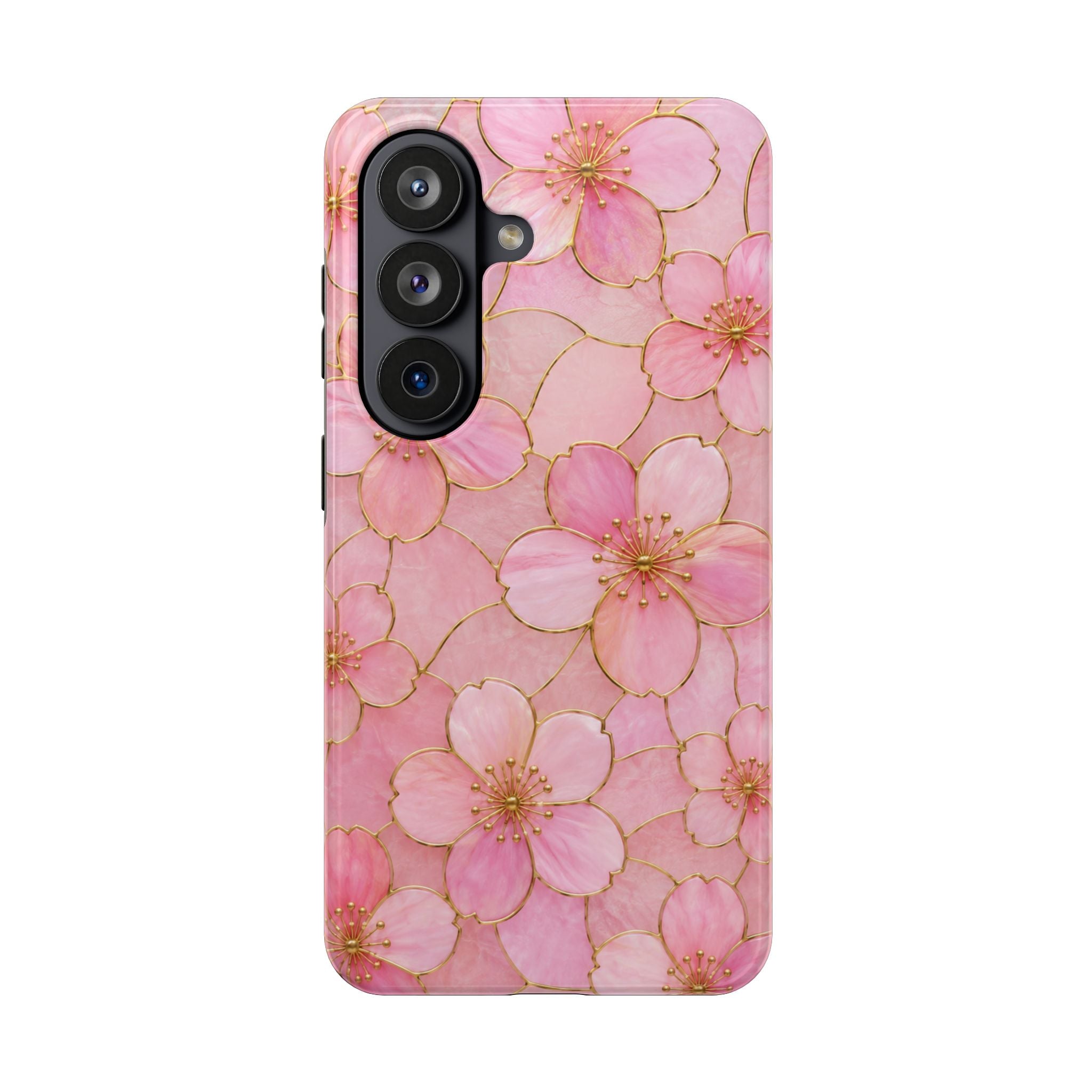 Pink Cherry Blossom Phone Case | Elegant Sakura Floral Tough iPhone & Samsung Galaxy Case | Feminine Protective Cover | Floral iPhone Cover