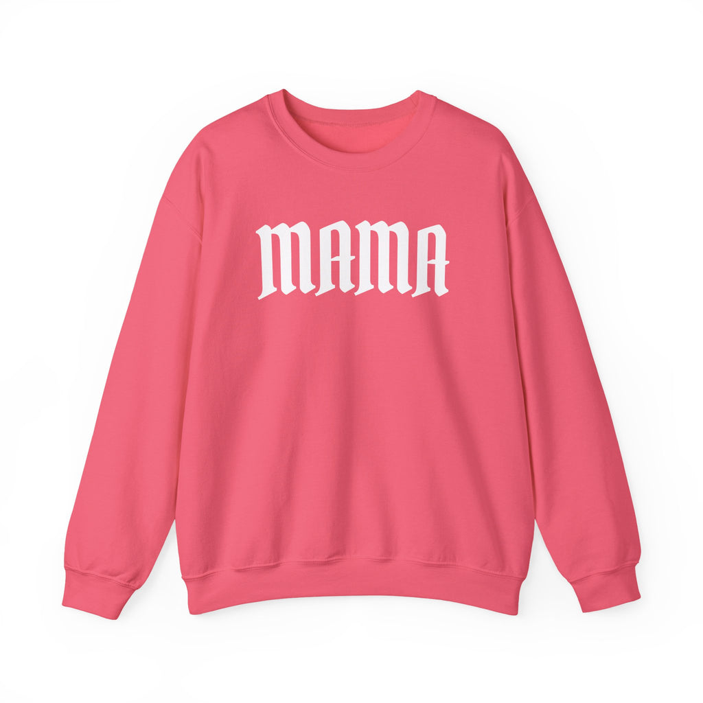 Mama Sweatshirt | Cozy Mom Crewneck Pullover | Trendy Gift for Moms | Soft Fleece Casual Sweatshirt | Mama Crewneck Sweatshirt