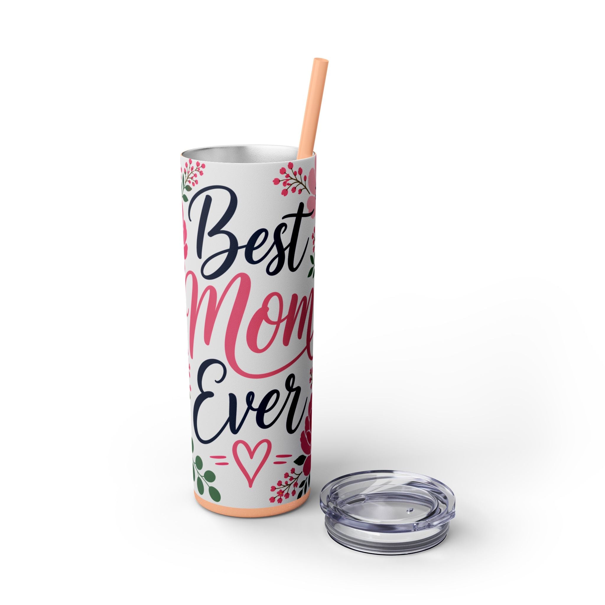Best Mom Ever 20oz Tumbler | Floral Gift for Mom | Stainless Steel Insulated Cup | Mother’s Day Gift Idea